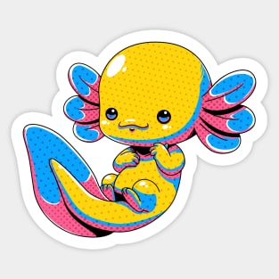 Axolotl Pop Art Sticker